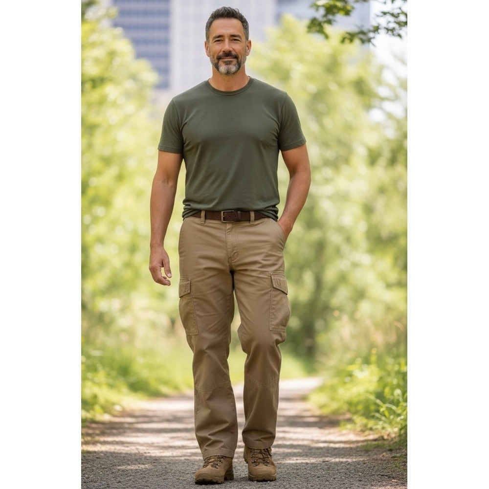 Propper Tactical Cargo Pants Mens 36x30 Khaki Ripstop Work Outdoor brown utility